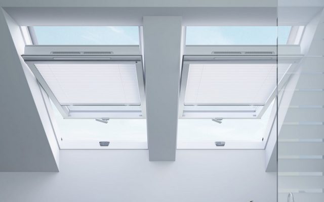 two open roof windows