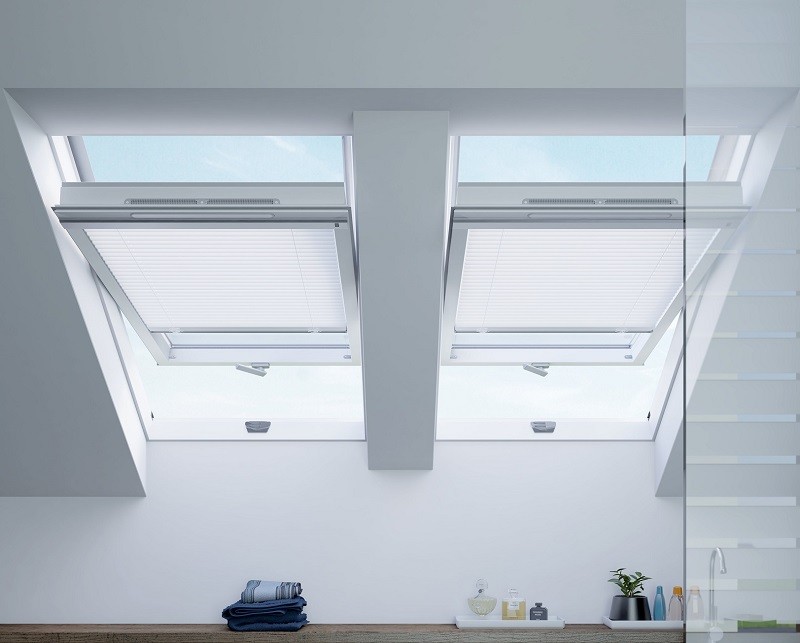 two open roof windows